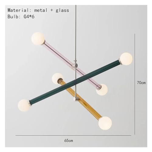 Iluminación colgante de techo estilo Art Deco moderna para salones 5