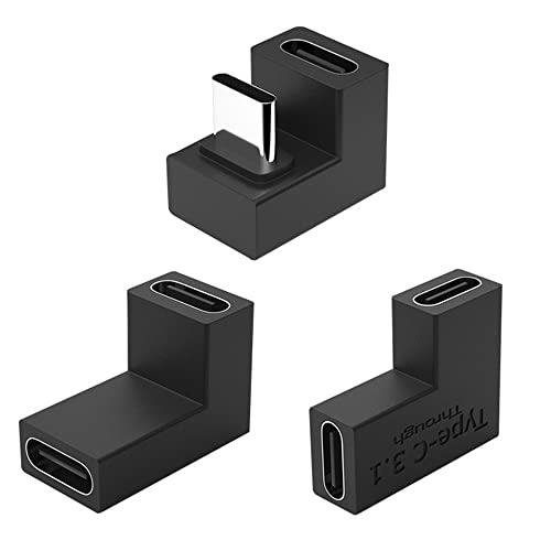 NFHK 3pcs/lot USB 3.1 Type C Male Female to USB-C Female Power Data 10Gbps Adapter for NS Switch & Phone