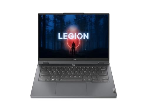 Image of Lenovo Legion Slim 5 Gen 8 AMD 14 inch inch Laptop (2023 Model) - AMD Ryzen 7 7840HS 8-Core, NVIDIA GeForce RTX 4060, 16GB RAM, 512 GB M.2 NVMe SSD, 14.5 inch inch 2.8K OLED 400-Nits, Windows 11 Home, Storm Grey