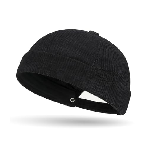 Casquettes de docker, chapeaux sans visière, chapeau de docker rétro, unisexe, été