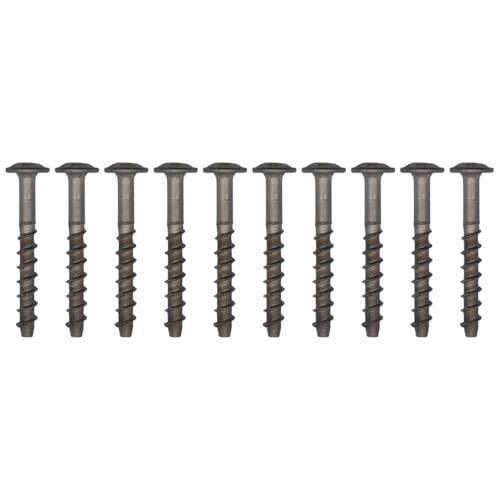 10x Remstaler BETONSCHRAUBE Linsenkopf mit Torx-Antrieb | EDELSTAHL A4 | ETA Zulassung | made in GERMANY | Betonschrauben (6x50)