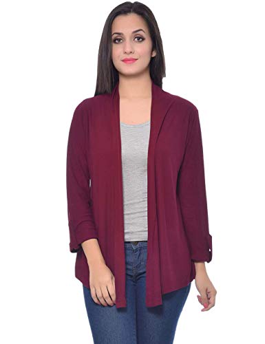 Image of Frenchtrendz Womens's Viscose Crepe Shrug(Size: XS-4XL)