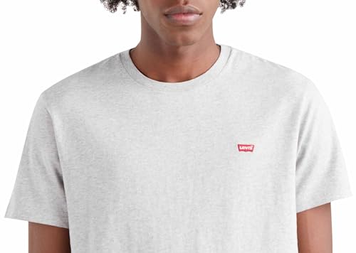 Levi's Herren Ss Original Housemark Tee T-Shirt, Light Mist Heather, S – Ansicht 3