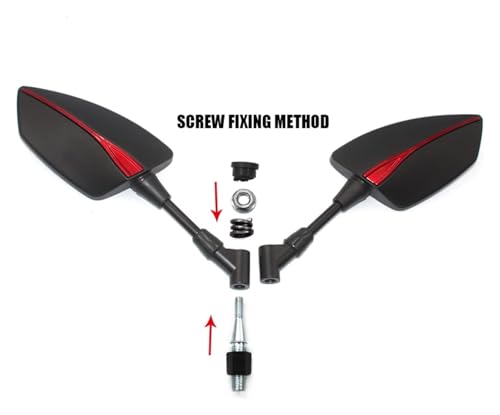 Espejo retrovisor de 10mm para BMW R1200GS y R1200RT carcasa resistente 6