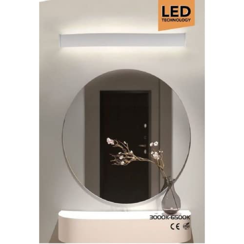 APPLIQUE LAMPADA DA SPECCHIO PARETE BAGNO LINEARE 9 WATT LUCE UP&DOWN 31 CM F09