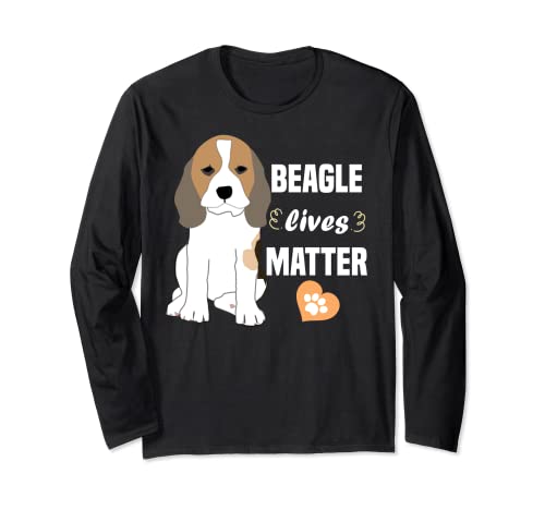 Beagle Lives Matter Experimentación Anti Animal Salvar Animales Manga Larga