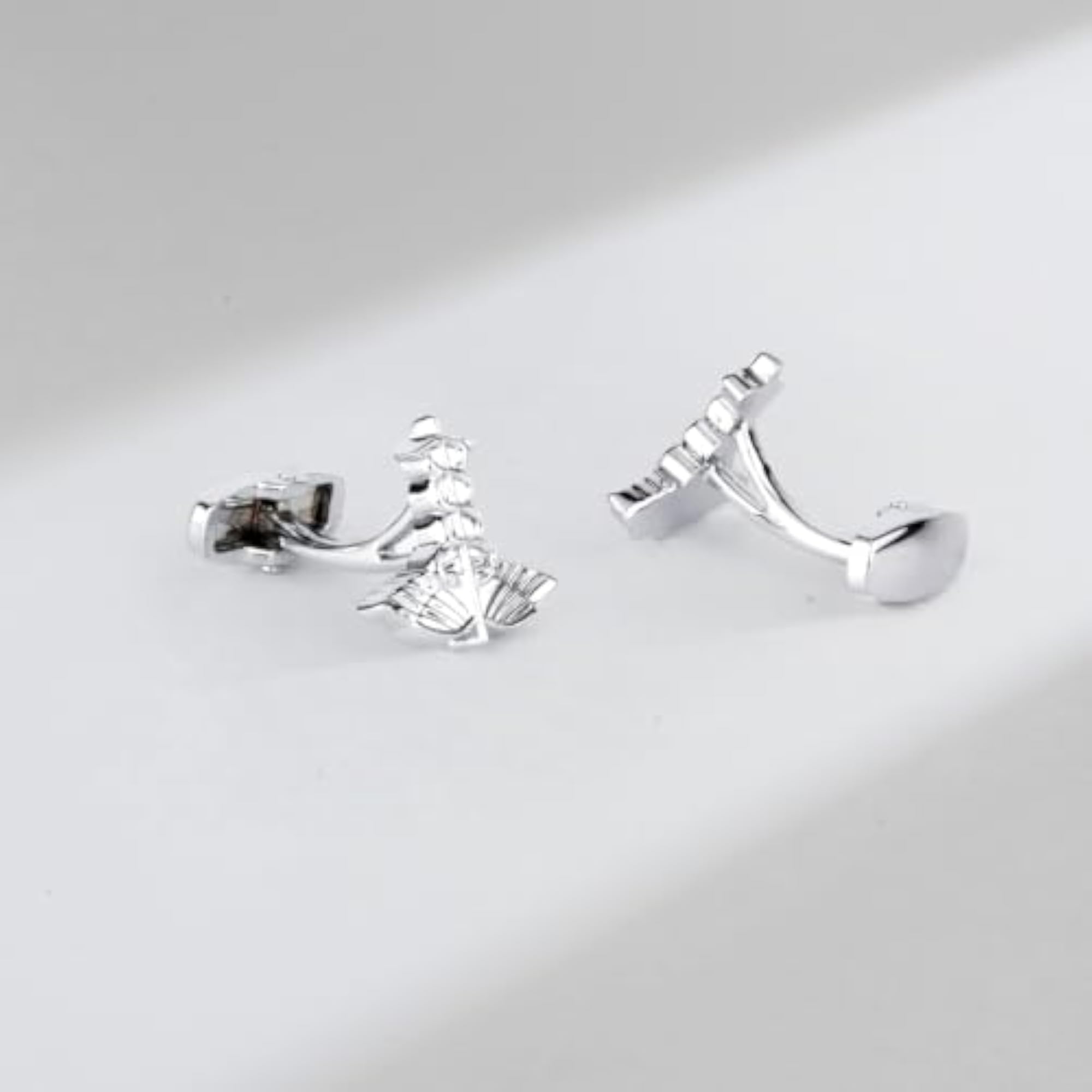 Men's 4 Pairs Set Mixed Style Cufflinks with Zircon