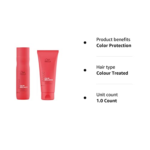Wella INVIGO Color Brilliance Color Protection Fine/Normal Shampoo 250ml and Vibrant Color Conditioner 200ml - Image 3