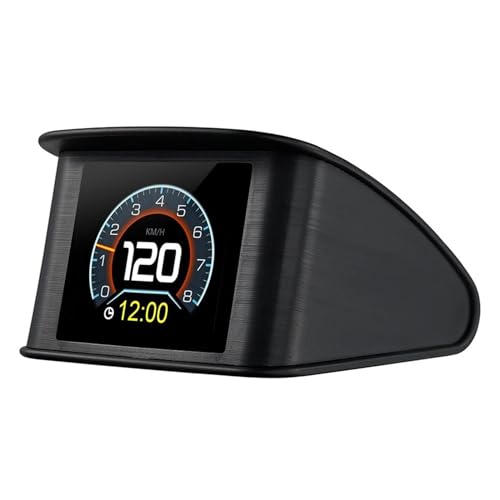 P10 Pro ヘッドアップディスプレイオンボードコンピュータ車デジタル OBD2 走行距離 OBD 運転コンピュータディスプレイスピードメーター温度ゲージ