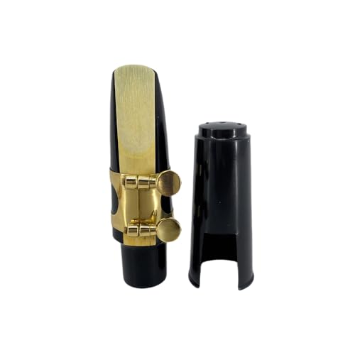 Image of Yinfente Bb Tenor Saxophone Professional Beginner Kit-B Flat Tenor Sax Complete Student Set with Hard Case,Reeds,Cleaning Cloth,Neck Straps,Mouthpiece Gold
