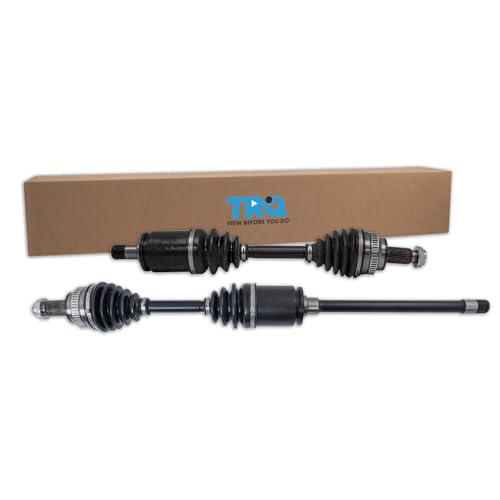 Image of TRQ Front Driver Side and Passenger Side CV Axle Assembly Set 2 Piece for 2006 BMW 325xi 2006 330xi 2007-2008 328xi 2007-2008 335xi 2009-2012 328i xDrive 2009-2013 335i xDrive