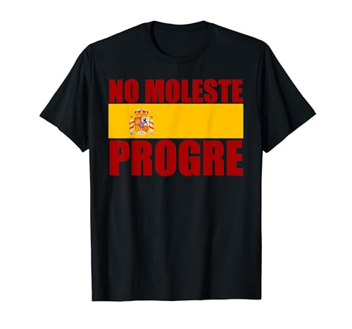 Camiseta De Vox No Moleste Progre Bandera De España Camiseta