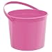 Plastic Bucket | Bright Pink | Party Accessory