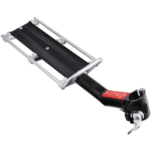 WRITWAA 1pieza Portabicicletas Trasero de Aluminio Ligero Soporte Resistente para Alforjas y Equipaje Compatible con Bicicletas de Montaña y Carretera Diseño Compacto y Desmontable