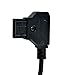 D-Tap to 5.5mm 2.5mm 12V Right Angle Power Straight Cable Suitable for KiPRO LCD Monitors, SmallHD, Lectrosonic, Shogun Inferno, Blackmagic, V Gold Mount Anton Bauer Battery, for 2.1 or 2.5 5.5mm, 40”