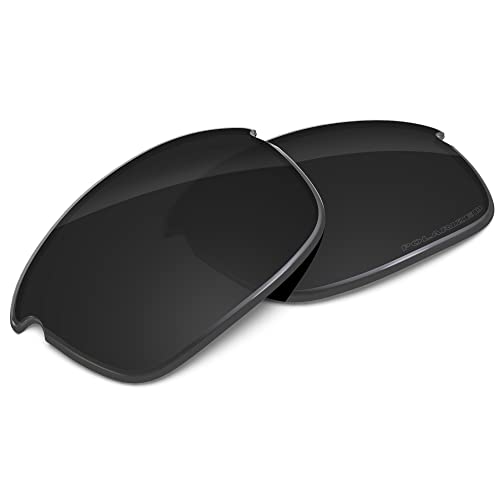 Tintart Performance Replacement Lenses Compatible with Oakley Flak Jacket | Flak Jacket Asian Fit(AF) Polarized Etched-Carbon Black