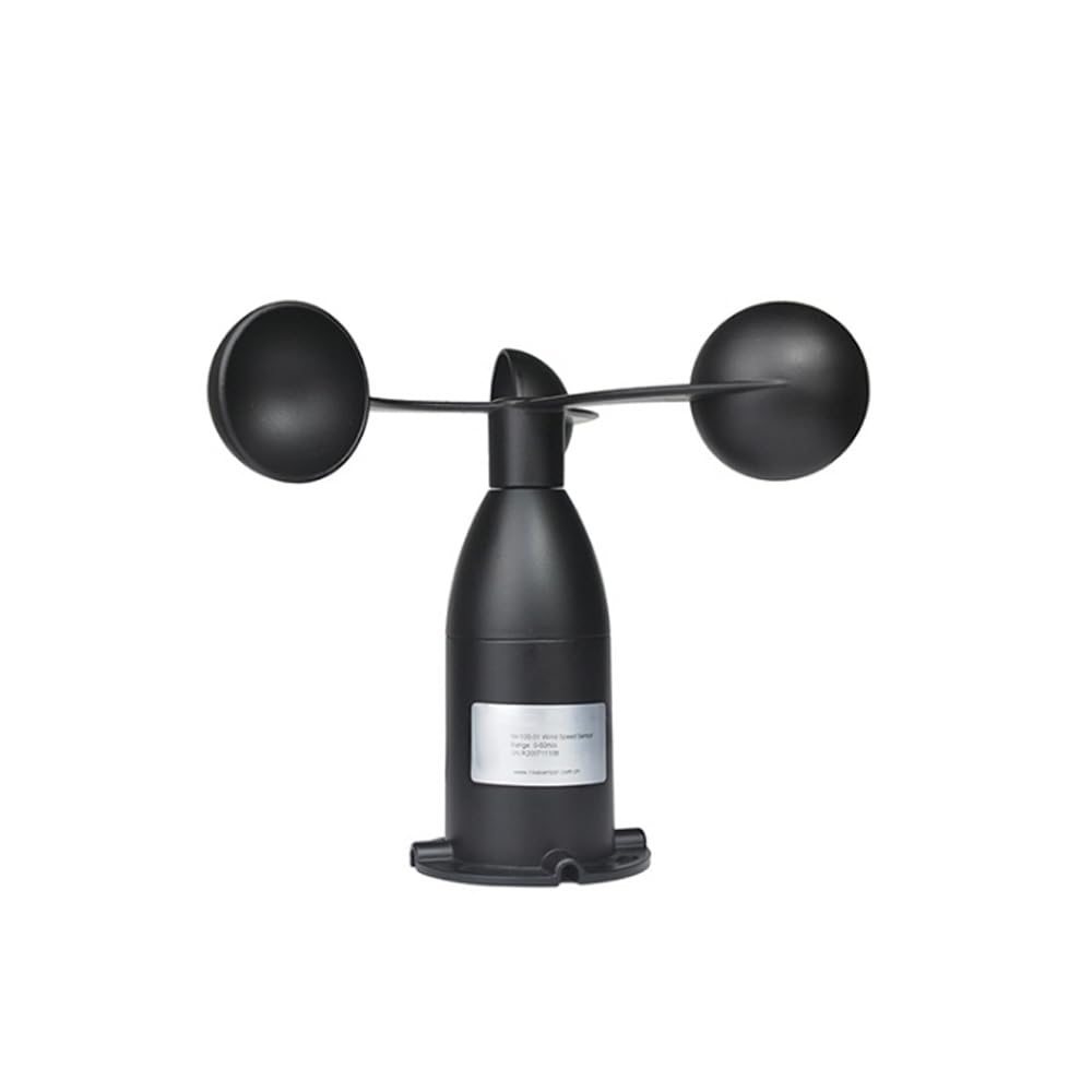 3-Cup Anemometer,Wind Speed Sensor Meter,0~60 M/S Output Signal RS485 High-Accuracy Anemometer for HVAC System Optimization