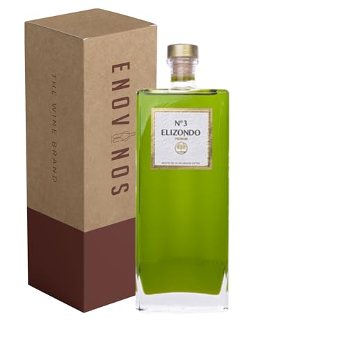 Aceite de Oliva Virgen Extra Elizondo N3 Premium Variedad Picual - Botella de Aceite Premium 500 ml Nueva Cosecha - Mejor Selección ENOVINOS (Nº3 Extra Picual)