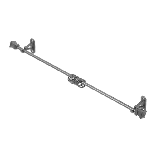 ibasenice 1 Juego Barra De Cortina De Casa De Muñecas Pañería Miniaturas Casas De Muñecas Muebles De Muñeca Barras De Cortina Decoración Juguetes Mini Ventana Equipo Puerta Aleación Black