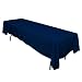 LinenTablecloth 60 x 126-Inch Rectangular Polyester Tablecloth Navy Blue