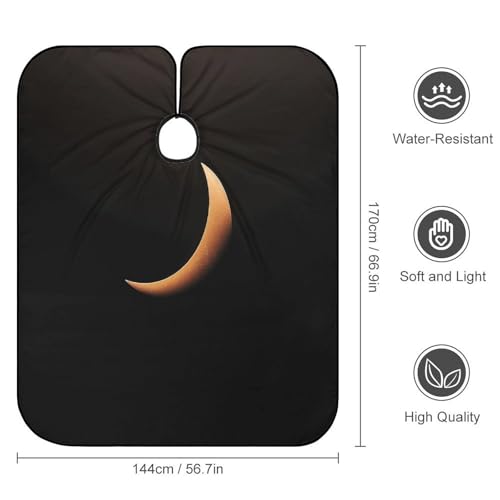 Capa para Corte de Cabello New Moon Half Moon Unisex miniatura 2