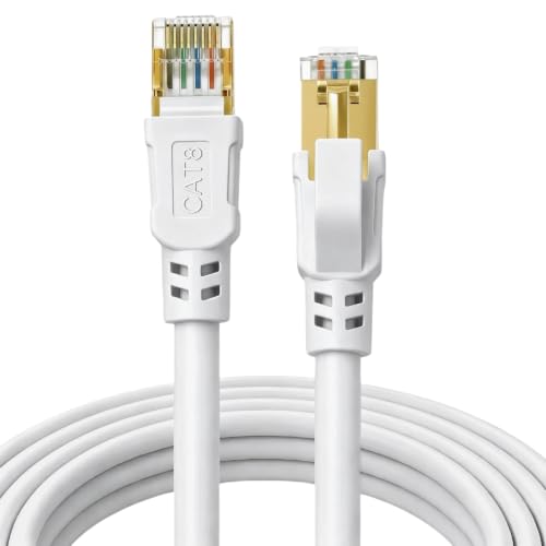 Cavo Ethernet Cat 8 Superveloce – 40Gbps E 2000Mhz Per Gaming E NAS