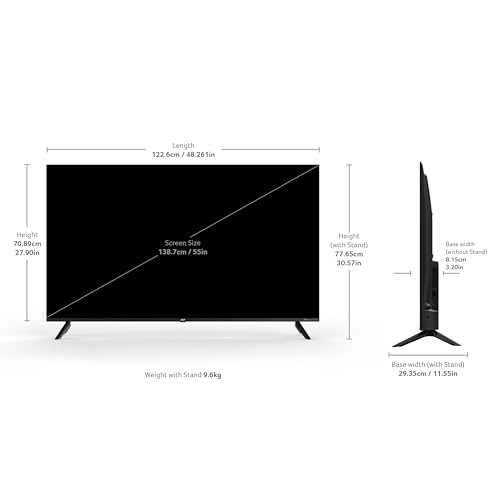 Image of acer 139 cm (55 inches) I Pro Series 4K Ultra HD LED Smart Google TV with Android 14 (Black) | MEMC | ALLM | VRR | AI Picture Optimisation | 36W Speakers | Dolby Vision-Atmos