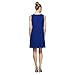 S.L. Fashions Women's Two Piece Knee Length Capelet Jacket Dress Keyhole Neckline, Blue Iris, 12