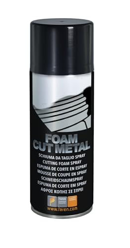 Faren Foam Cut Metal, Schiuma Spray Lubrificante Ecologico , Taglio E Fresatura Di Precisione, Adesività Ottimale, Ecosostenibile, 400Ml