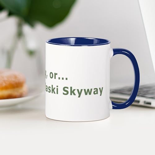 Taza de cerámica 11 oz CafePress Pulaski Skyway miniatura 4