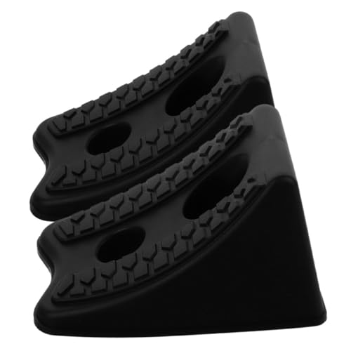 VALICLUD 2piezas Calzos De Rueda Antideslizantes para Caravanas Coches y Remolques Bloque De Plástico para Posicionamiento Seguro De Neumáticos Viajes