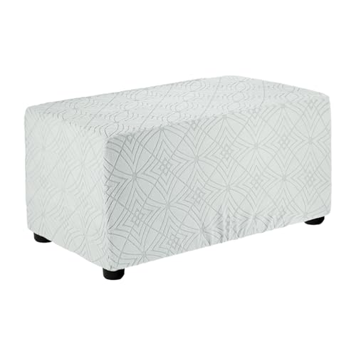 Housse repose-pieds jacquard texturé de qualité supérieure