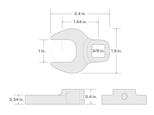 Tekton 3/8 Inch Drive X 1 Inch Crowfoot Wrench | Wcf13025 #TOP3