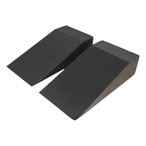 LOVIVER 2Pcs Foam Yoga Wedge Blocks Slant Boards Calf Stretcher Squat Wedge Squat Boards Muscle Building Leg Strength for Pilates