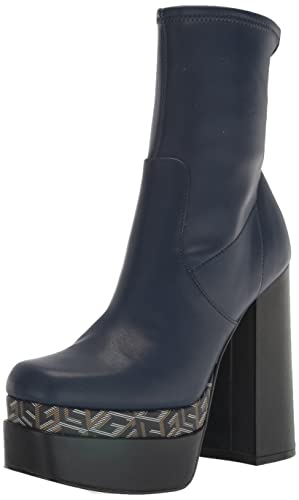 Guess Women's Caballa Boot, Navy Blue, 5