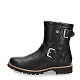 Made in Spain Panama Jack Damen felina igloo trav Motorcycle Boot, Schwarz, 39 EU