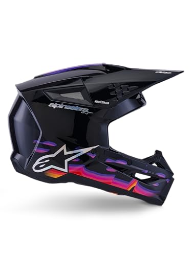 Casque motocross Alpinestars S-M3 Force pour pilote tout-terrain
