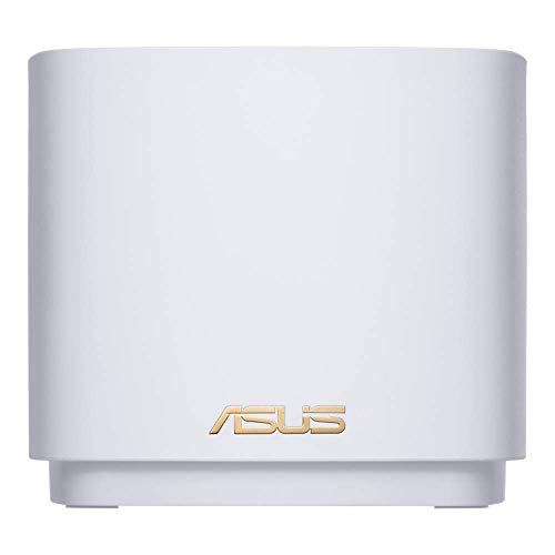 ASUS ZenWiFi XD4 Blanc - Système Wi-FI 6 AX Mesh, Double Bande (2,4 GHz / 5GHz), 1800 Mbit/s, 400m2, AiProtection avec TrendMicro à Vie, Ports WAN/LAN