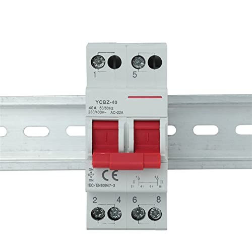 Sectionneurs interrupteur YCBZ-40 3P 40A inverseur pour circuit de maison