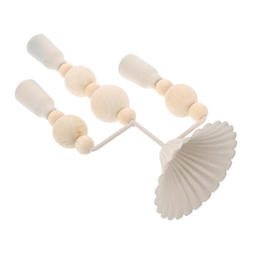 Alipis Portavelas de Madera Francés Soporte de Velas Tipo Columna Romana Decoración Rústica para Bodas y Restaurante Centro de Mesa Artístico y Versátil