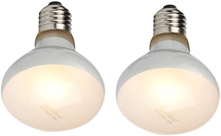 Wresetly 2 Pack Reptile Uvb Uva Heat Lamp Bulb For Reptiles Truly -Like Heat For Reptiles, Amphibian And Birds (100 W)