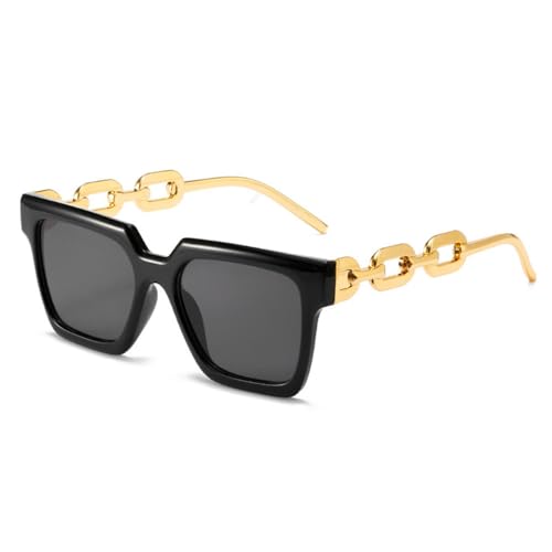 Lunettes carrées dégradé miroir pour bloquer l'éblouissement solaire avec style