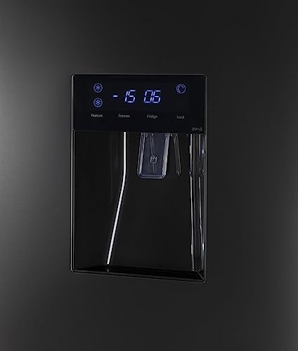 SIA 627L Freestanding American Fridge Freezer with Ice & Water Dispenser - Silver - Image 4