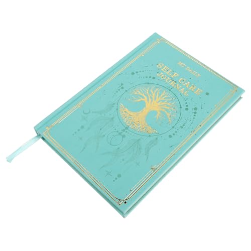 Journal de gratitude A5 bleu vert carnet quotidien portable de réflexion