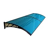 WJJ Vordach für Haustür Tür-Fenster-Überdachung Silent-PC Endurance Board Outdoor Regenschutz Patio Abdeckung Terrasse Dach Regen Schnee Shelter (Size : 60x240cm)