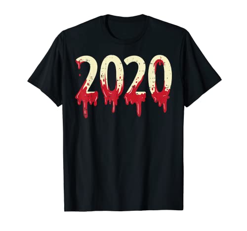 Scary 2020 Horror Bad Year Funny Halloween Quarantine Gift Camiseta