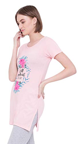 Image of In Love Women's Plus Size Cotton Printed T-Shirt with Pocket - Combo Pack of 2