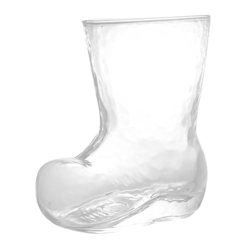 Ciieeo Creative Glass Boot Beer Cup Stein Beer Mug Decorative Household Glass Cup