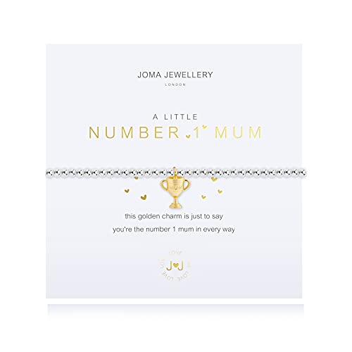 A LITTLE NUMBER 1 MUM BRACELET IN SILVER