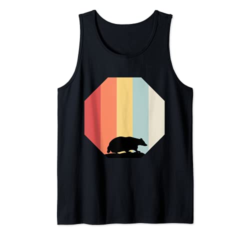 blaireau Design rétro vintage style 70s 80s Débardeur